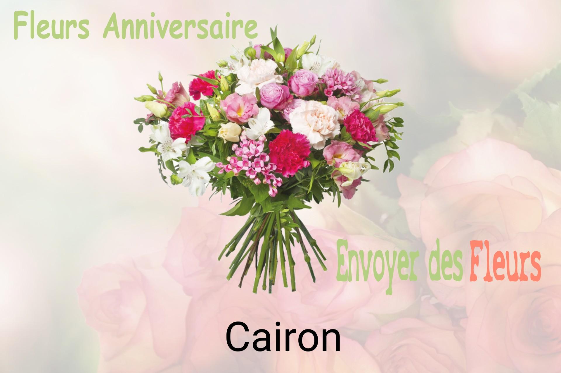 Bouquet de fleurs d’anniversaire livré à Cairon